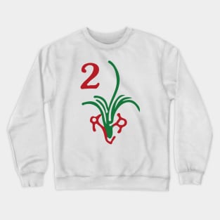 Season Flower Hua 2 Orchid 蘭 Tile. It's Mahjong Time! Crewneck Sweatshirt